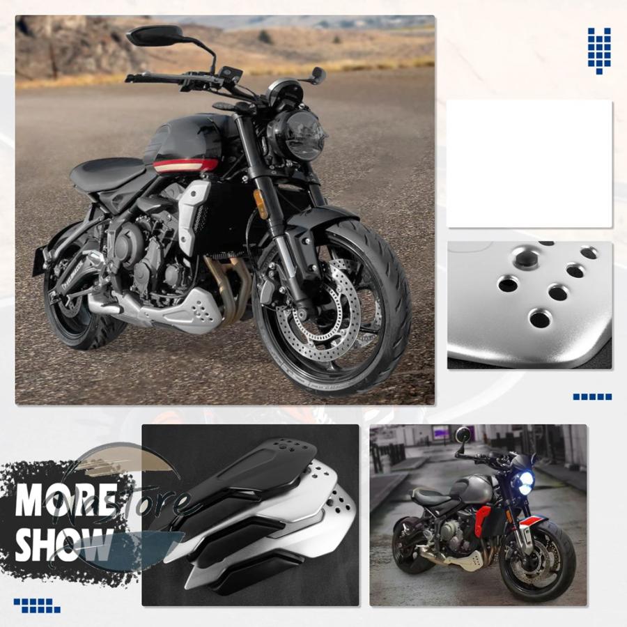 並行輸入品 バイク スポイラー エンジン ベリーパンロー トライアンフトライデント660 2021タイガースポーツ2023 二輪 牛革フェアリング カスタムパーツ 部品_6