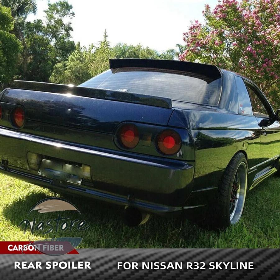 並行輸入品 日産 nissan リア レーシングスポイラー カーボン