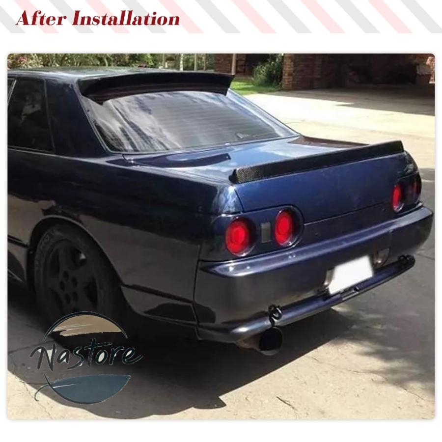 並行輸入品 日産 nissan リア レーシングスポイラー カーボン
