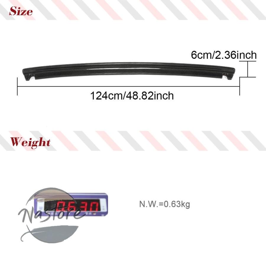 並行輸入品 日産 nissan リア レーシングスポイラー カーボン