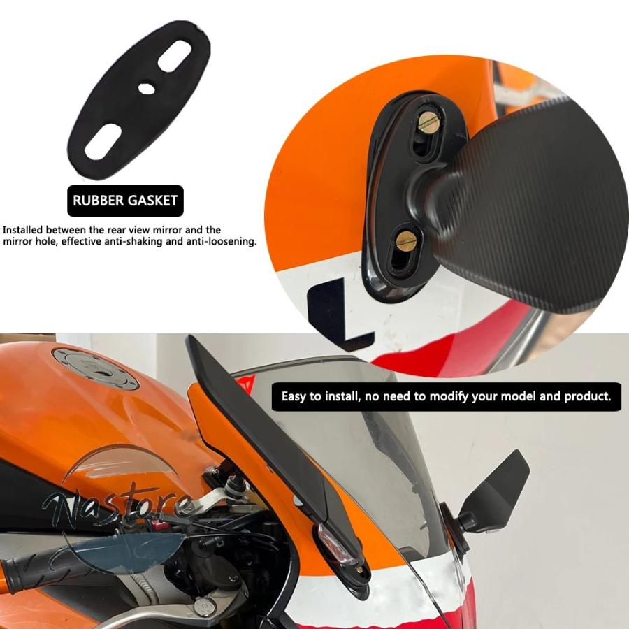 並行輸入品 cbr600f ホンダ honda バイク ミラー 高強度 f2 f3 f4 f4i 1990 2006 hd カスタムパーツ 部品 アクセサリー_1