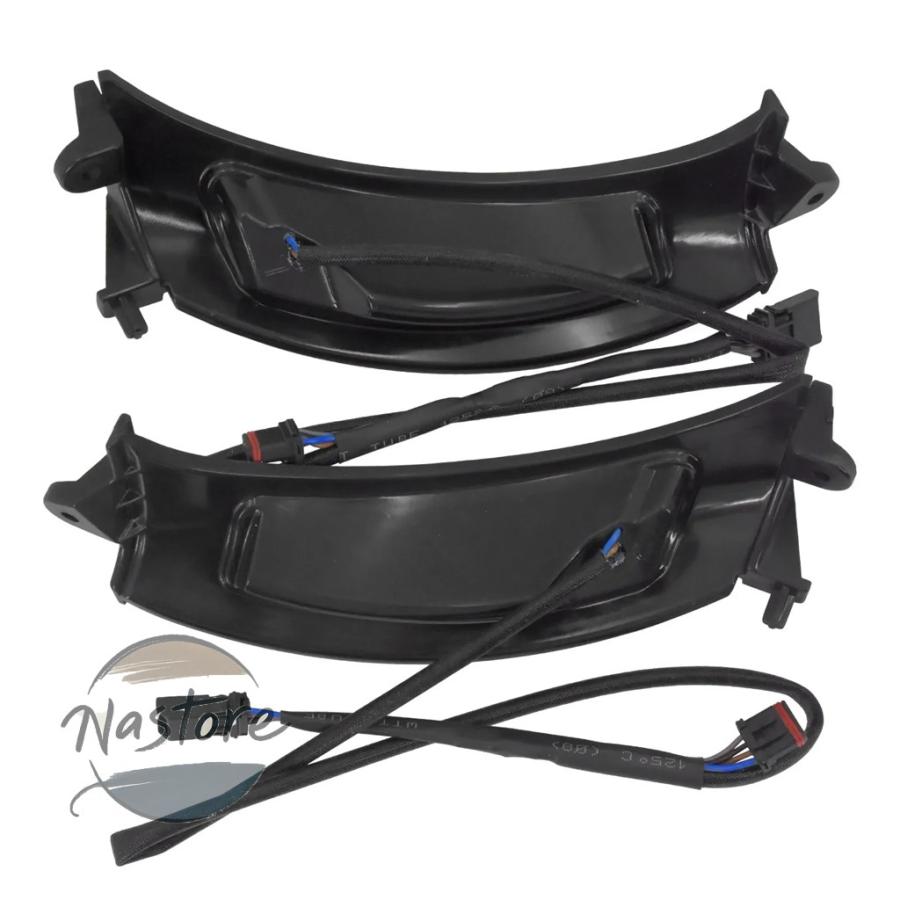 並行輸入品 バイク ウィンカー 白色ledライト ハーレー ツーリング ロードグライド rtrx 2014 late カスタムパーツ 部品 アクセサリー_4