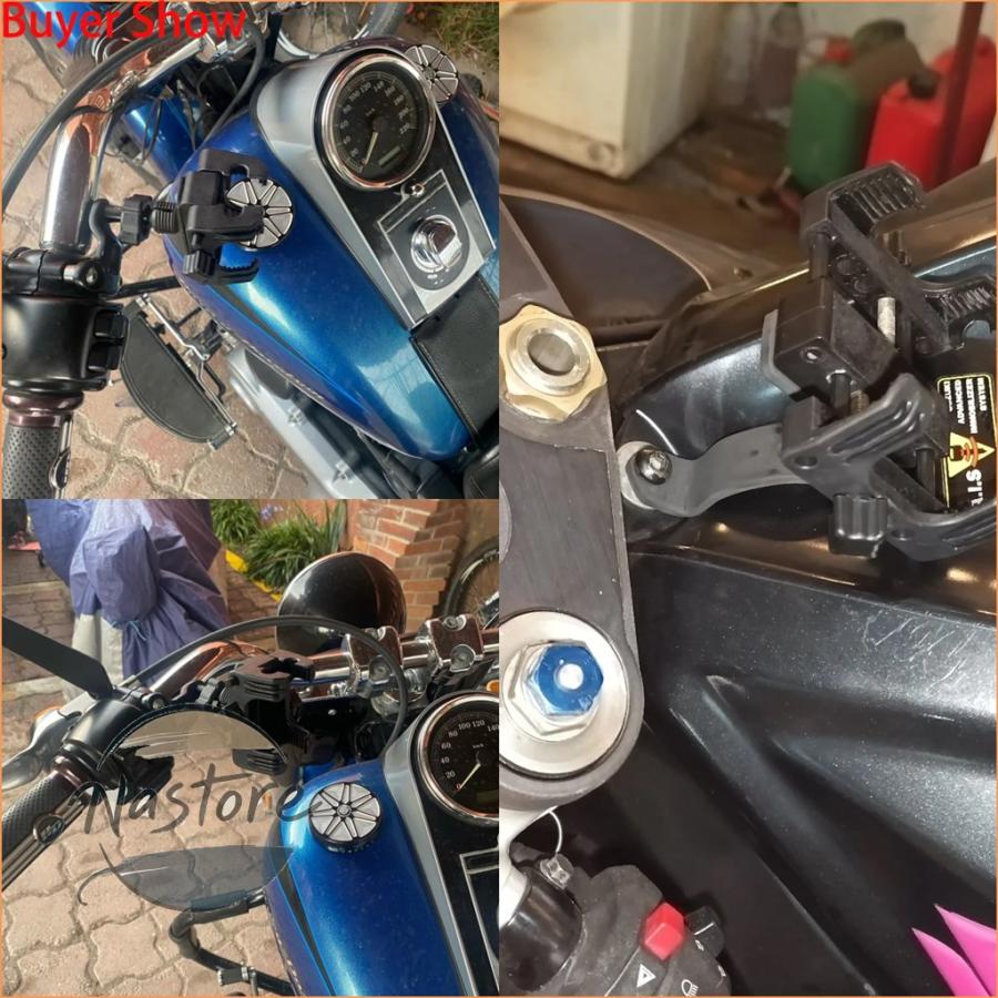 並行輸入品 バイク スタンダードデバイス モバイル携帯電話 ホルダー クランプ カスタムパーツ 部品 アクセサリー_5