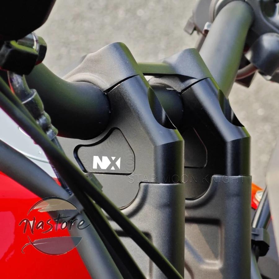 並行輸入品 nx400 ホンダ honda バイク ハンドル バー クリスアークランプアダプター 高リフトマウント nx500 nx 400 500 2023 2024 カスタムパーツ 部品_8