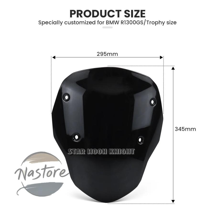 並行輸入品 BMW バイク フロント 部品 カスタムパーツ アクセサリー ガラス ウィンドデフレクター r 1300 gs r1300gs trophy 2022_4