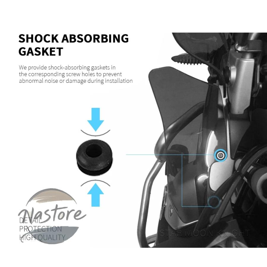 並行輸入品 BMW バイク フロント 部品 カスタムパーツ アクセサリー ガラス フェアリング r 1200 gs adv r1200gsアドベンチャー2004 2012_2