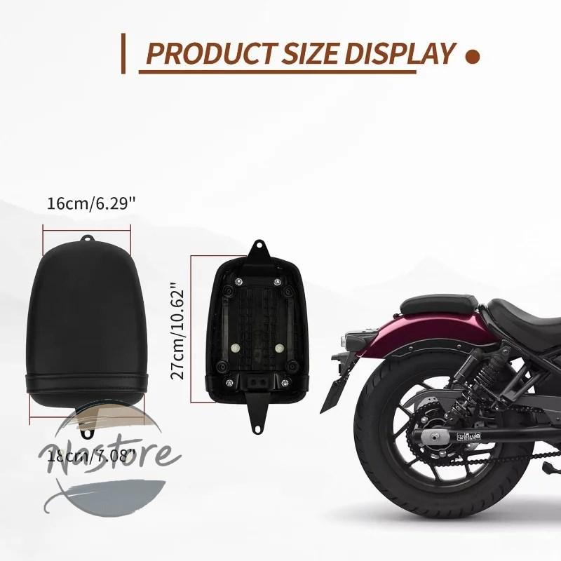 並行輸入品 ホンダ バイク アクセサリー カスタム dwoe リア助手席ピリオンバックシート カスタムパーツ 部品 アクセサリーの画像