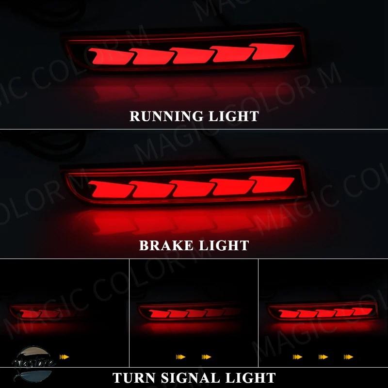 並行輸入品 LEDバンパーライト ダイナミックウィンカー テールブレーキランプ 三菱 ラクター スポーツRVR進化の画像