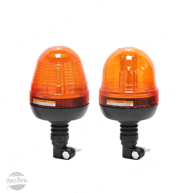 並行輸入品 防水 ストロボ 農業 ランプ 60LED 点滅信号 緊急セキュリティアラーム 黄色 12V_6