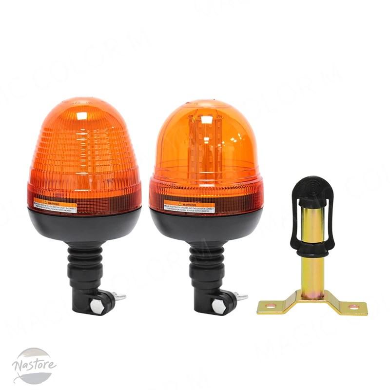 並行輸入品 防水 ストロボ 農業 ランプ 60LED 点滅信号 緊急セキュリティアラーム 黄色 12V_8