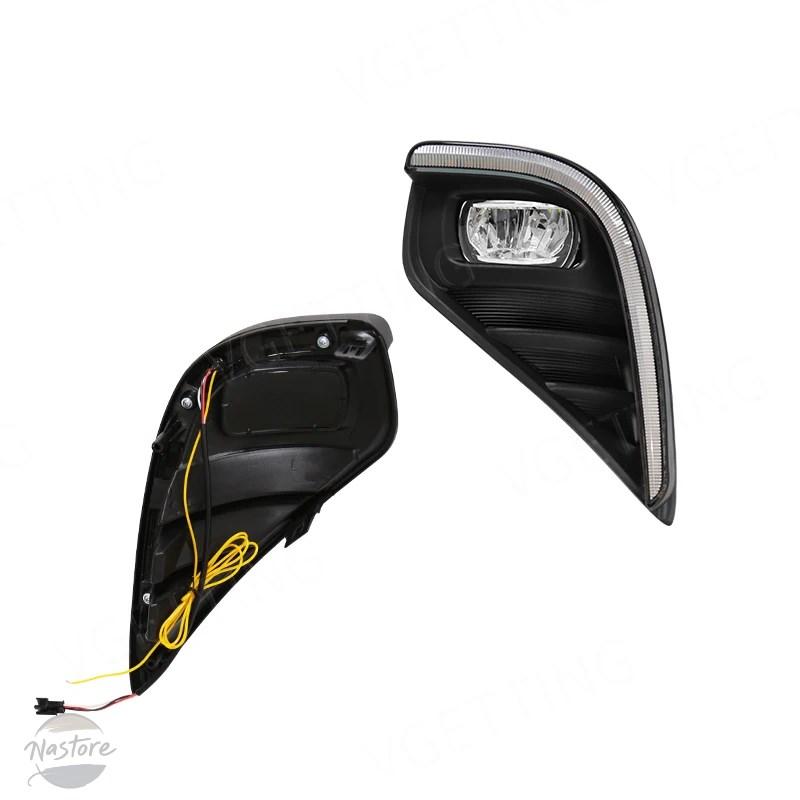 並行輸入品 トヨタ ハイランダー LEDデイライト フロントバンパー カードライビングアクセサリー 2019 2020 2021_2