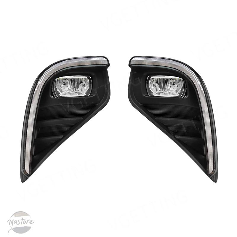 並行輸入品 トヨタ ハイランダー LEDデイライト フロントバンパー カードライビングアクセサリー 2019 2020 2021_3
