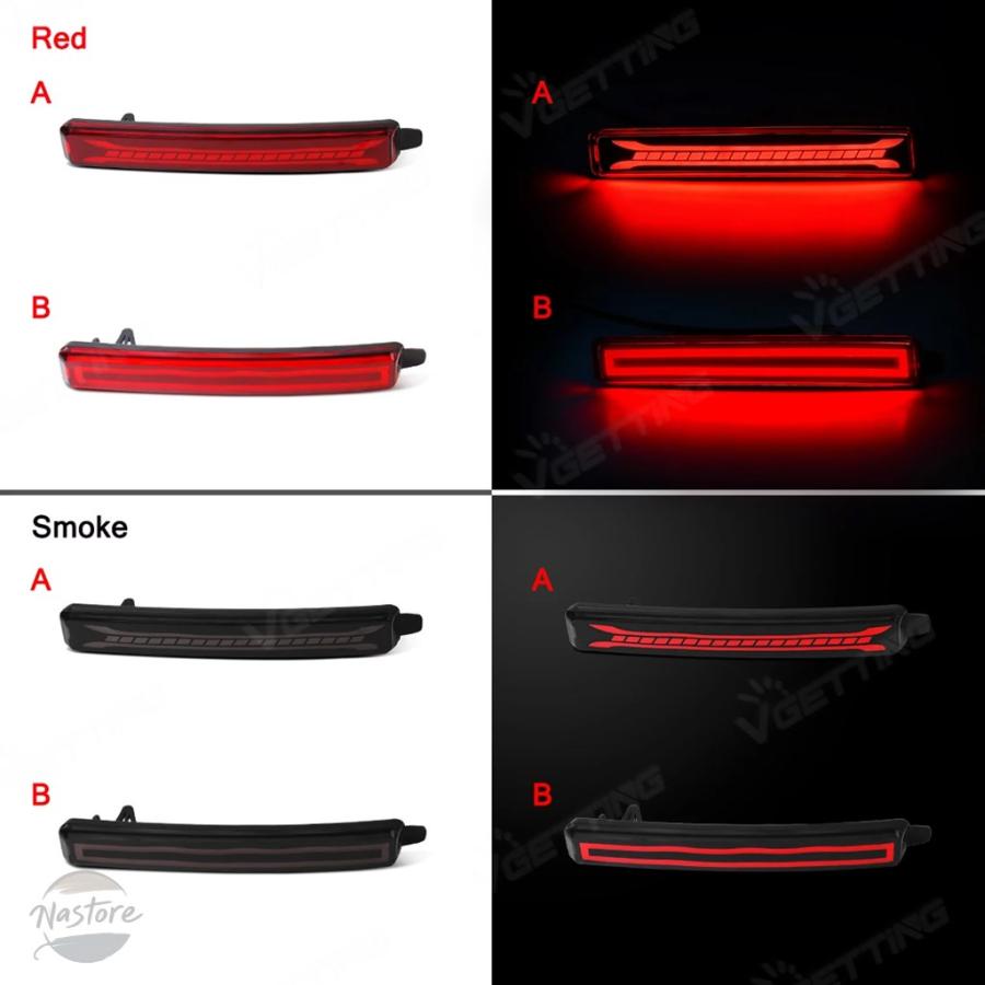 並行輸入品 LEDリアバンパー ライト キャディラックSRX 2010 2016 CHEVYトラバース2009 2012 GMC ACADIA 2007 2015の画像