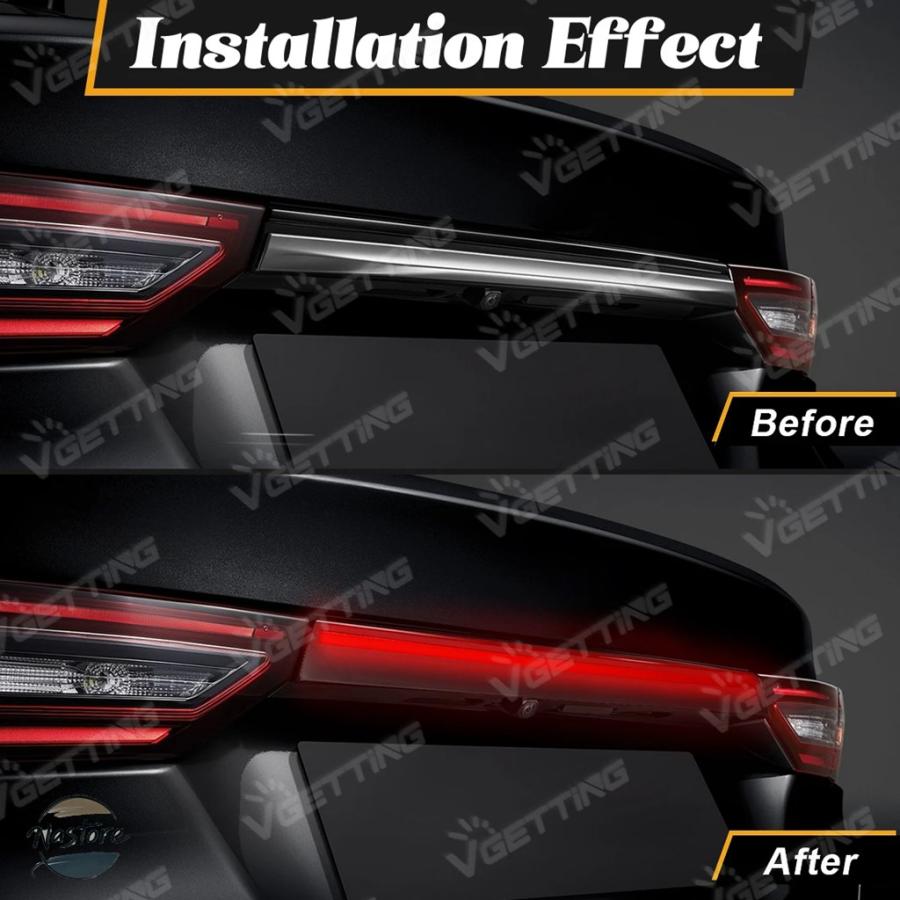 並行輸入品 トランクライト リアバンパー リフレクター ブレーキハザード ウィンカー 12V ATIV VIOS 2023 2024の画像