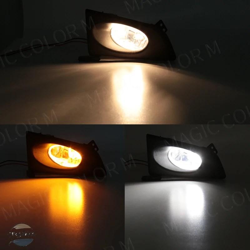 並行輸入品 防水 フロントバンパー フォグランプ 2個 カーアクセサリー チューニング ジャズ 2008 2009 2010_9