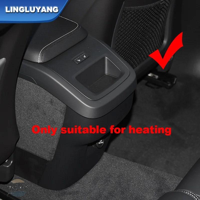 並行輸入品 リア暖房 USB充電 カスタムパーツ装飾 ボルボXC60 XC90 S60 V60 V90用アクセサリー_3