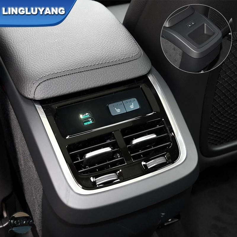 並行輸入品 リア暖房 USB充電 カスタムパーツ装飾 ボルボXC60 XC90 S60 V60 V90用アクセサリー_5
