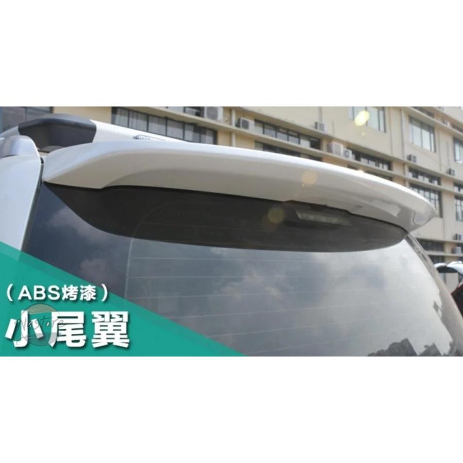並行輸入品 OSMRK 取り付け ルーフバイザー 塗装ABS トヨタ ランドクルーザー リア スポイラー 2008 2017の画像