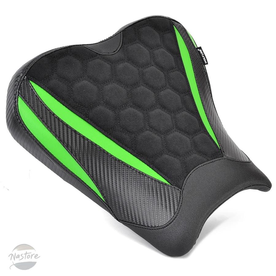 並行輸入品 フロント リア 合成革ソロシートクッションパッド