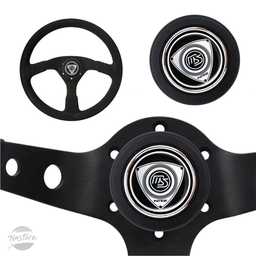 並行輸入品 60MM JDM ステアリングホイール ホーン ボタン カー