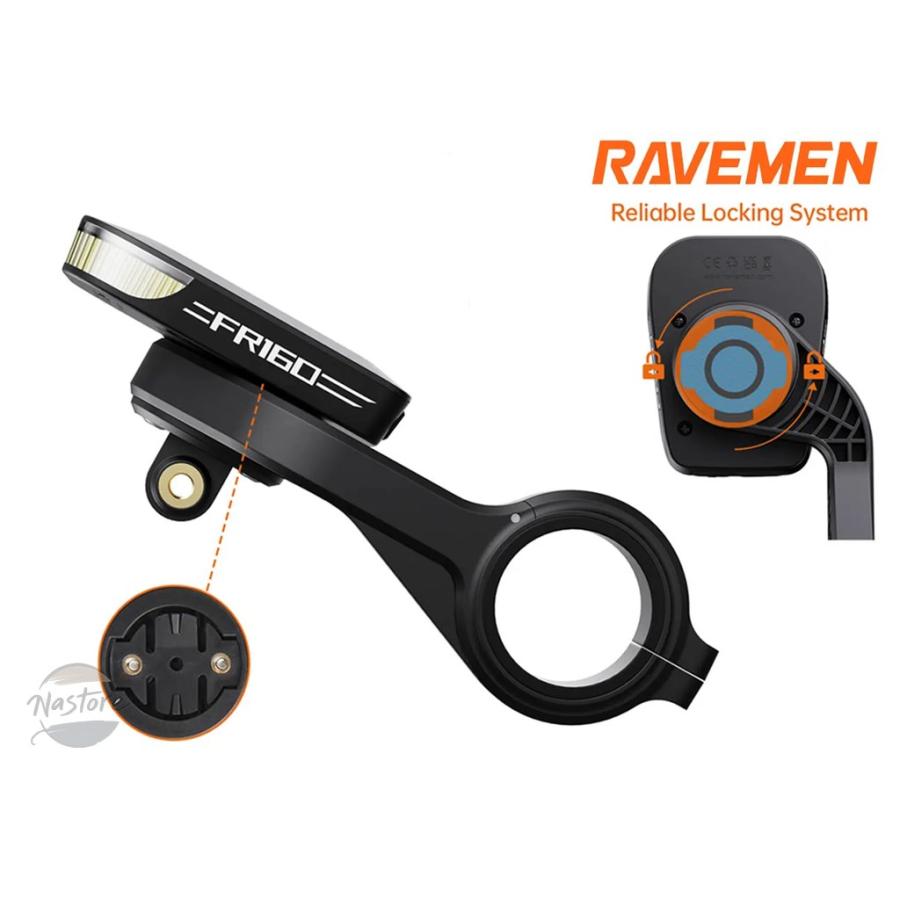 並行輸入品 RAVEMEN 自転車 フロントリア ライトセット FR160/FR300
