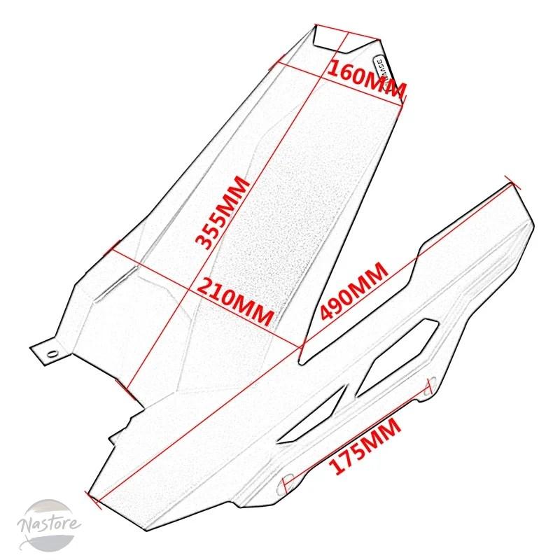 並行輸入品 ZX25R ZX4RR リアフェンダー マッドガード タイヤホイール