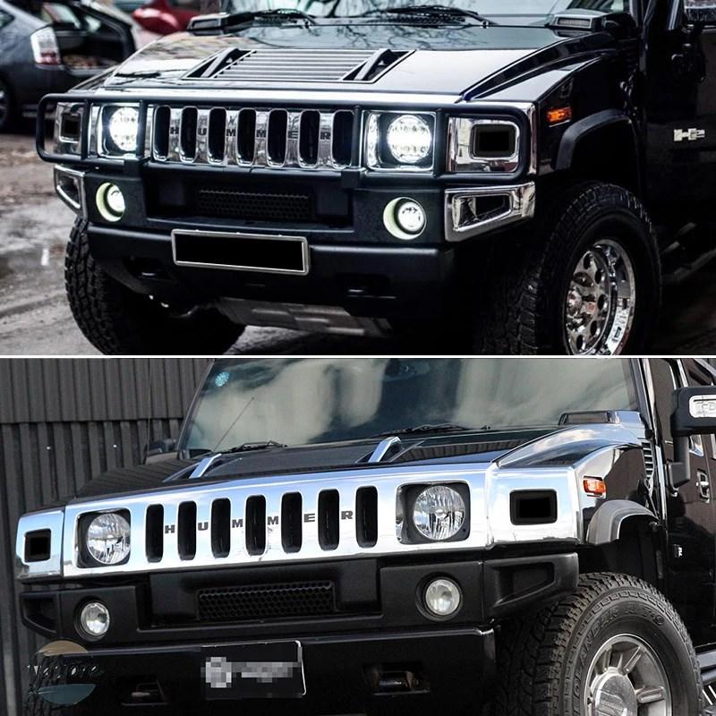 並行輸入品 2003〜2009年式 ハマー H2 SUV SUT クリア/スモークレンズ