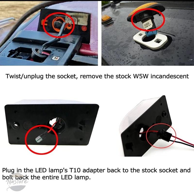 並行輸入品 ハマー H2 SUV/SUT キャブ ルーフ マーカーライト サイド