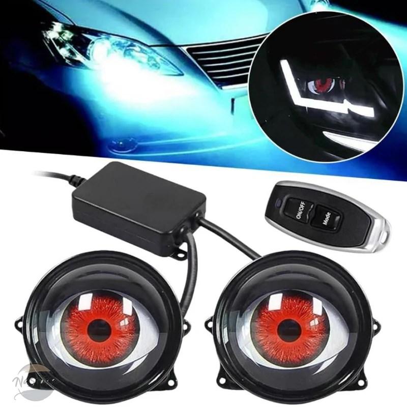 並行輸入品】12V 36V デビルアイ ヘッドライト 車や バイク アイ