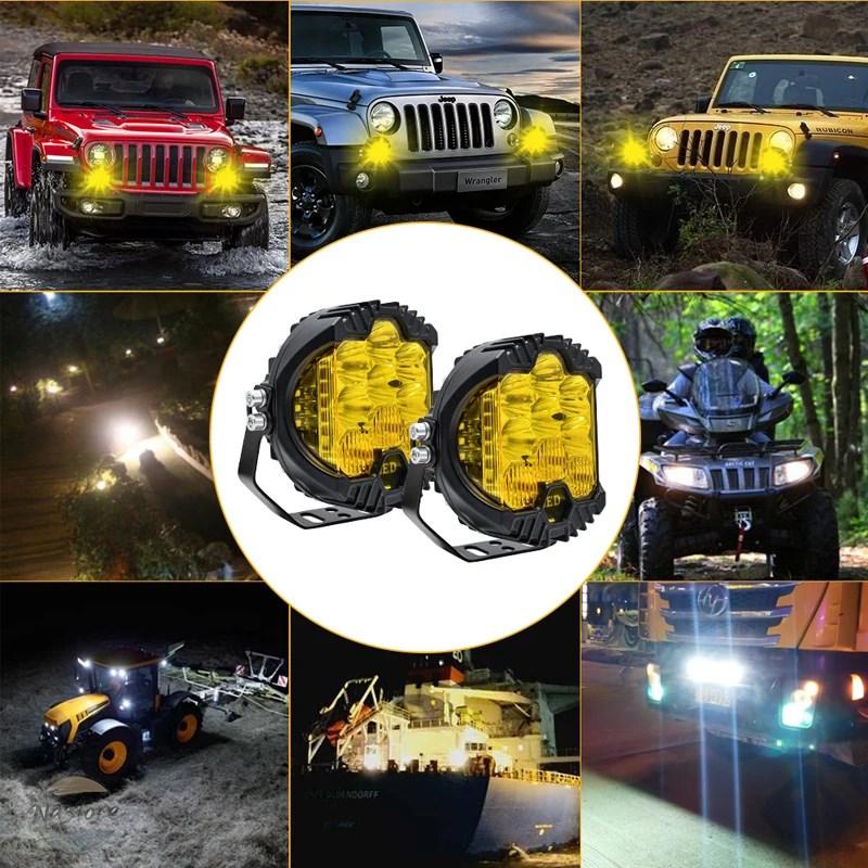 並行輸入品 3インチ LED オフロード 4X4 アクセサリー 5インチ 