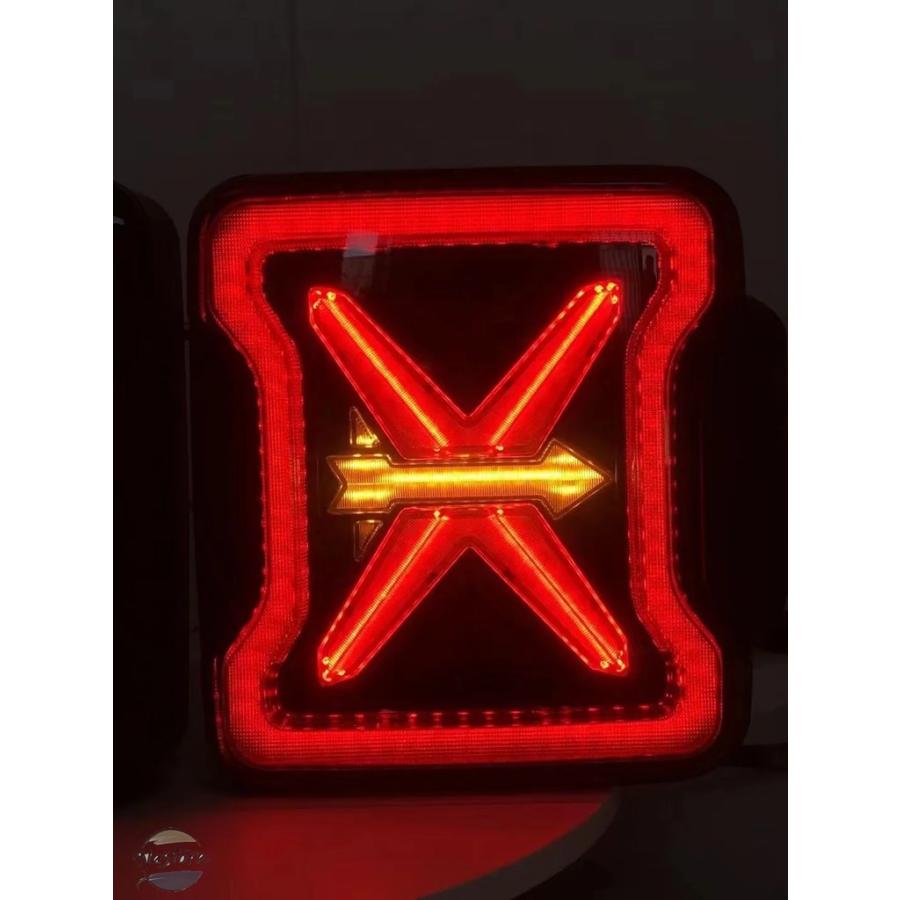 ジープ ラングラーJK リア LED テールライト カスタムパーツ アウドア 並行輸入品 LED テールライト テールランプ 車 オフロード 4X4 オート