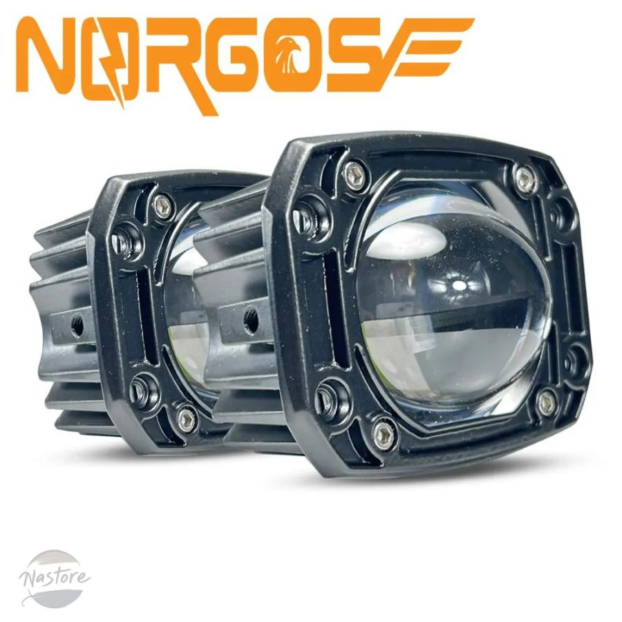 並行輸入品 NORGOS 12V 24V 3インチ フォグランプ ピックアップ