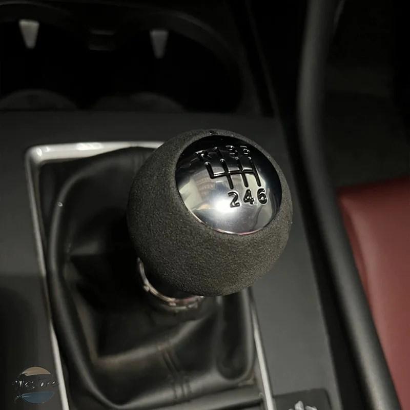 並行輸入品 マツダ MX5 スエード5速 マニュアル シフト ノブ 6アテンザ 