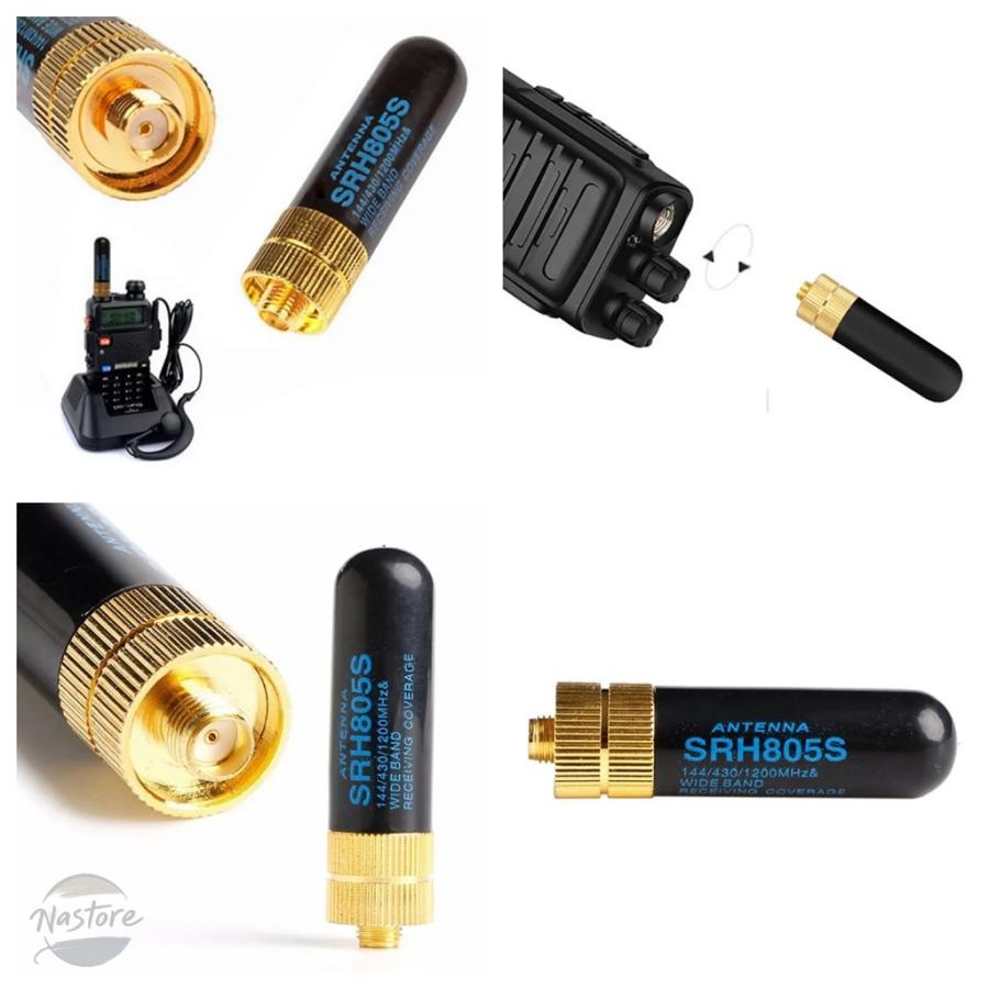 並行輸入品 SRH805S 高利得デュアルバンドアンテナ UHF+VHF SMAメス