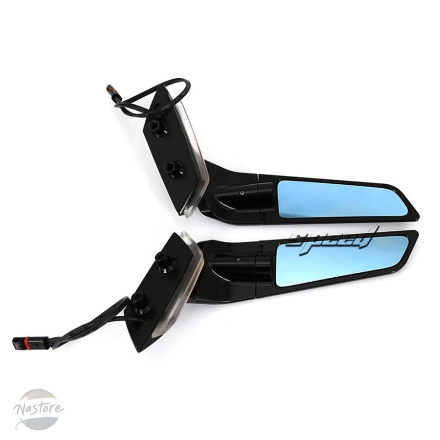 並行輸入品 BMW S1000RR バイク ミラー 2019 2024 2023 LEDウィンカー