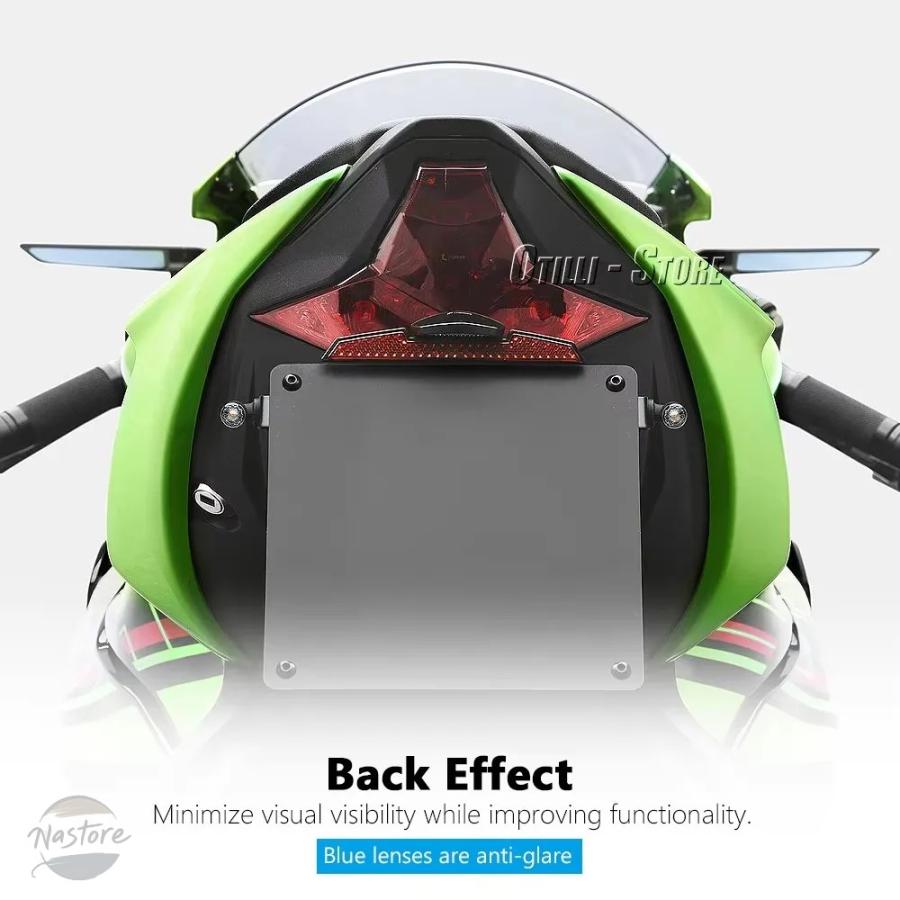 並行輸入品】ZX4R カワサキ ミラー ニンジャ R ZX6R 636 LEDステルス