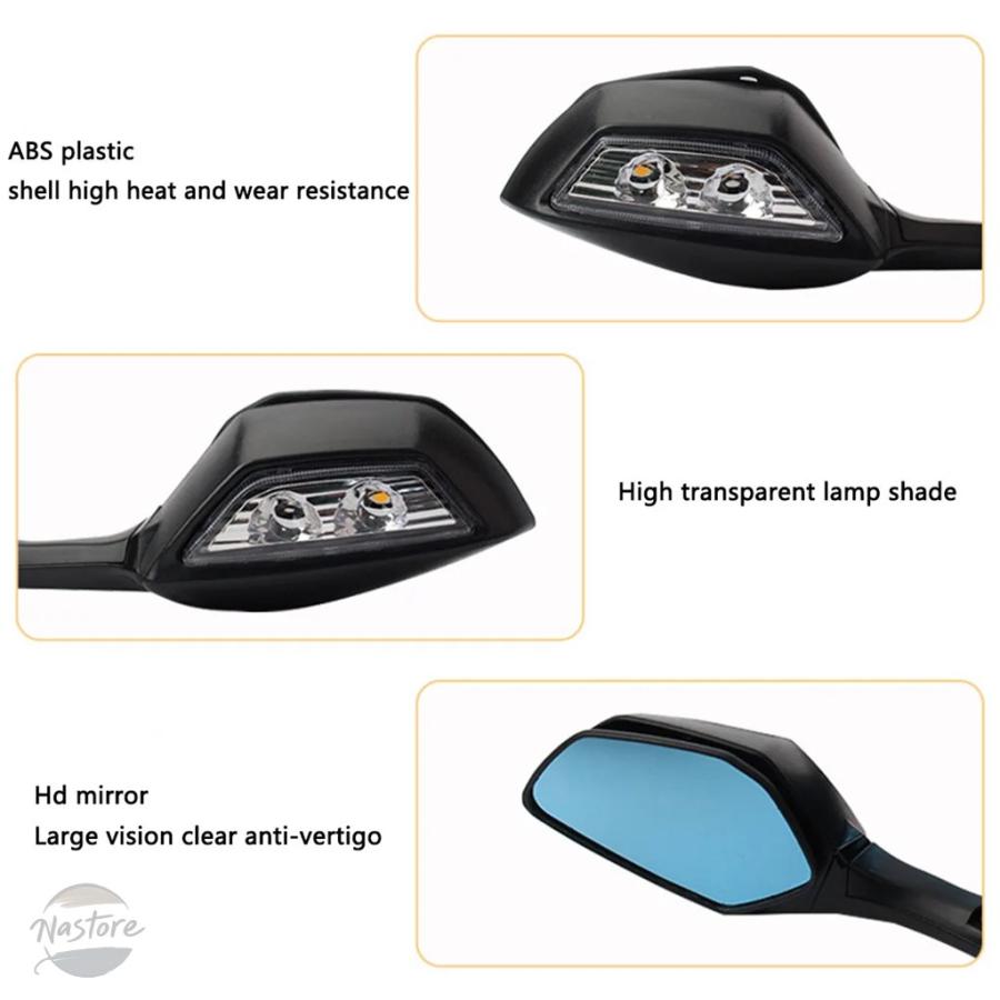 並行輸入品 ZX4R カワサキ バイク ミラー ニンジャ 400 650 ZX6R