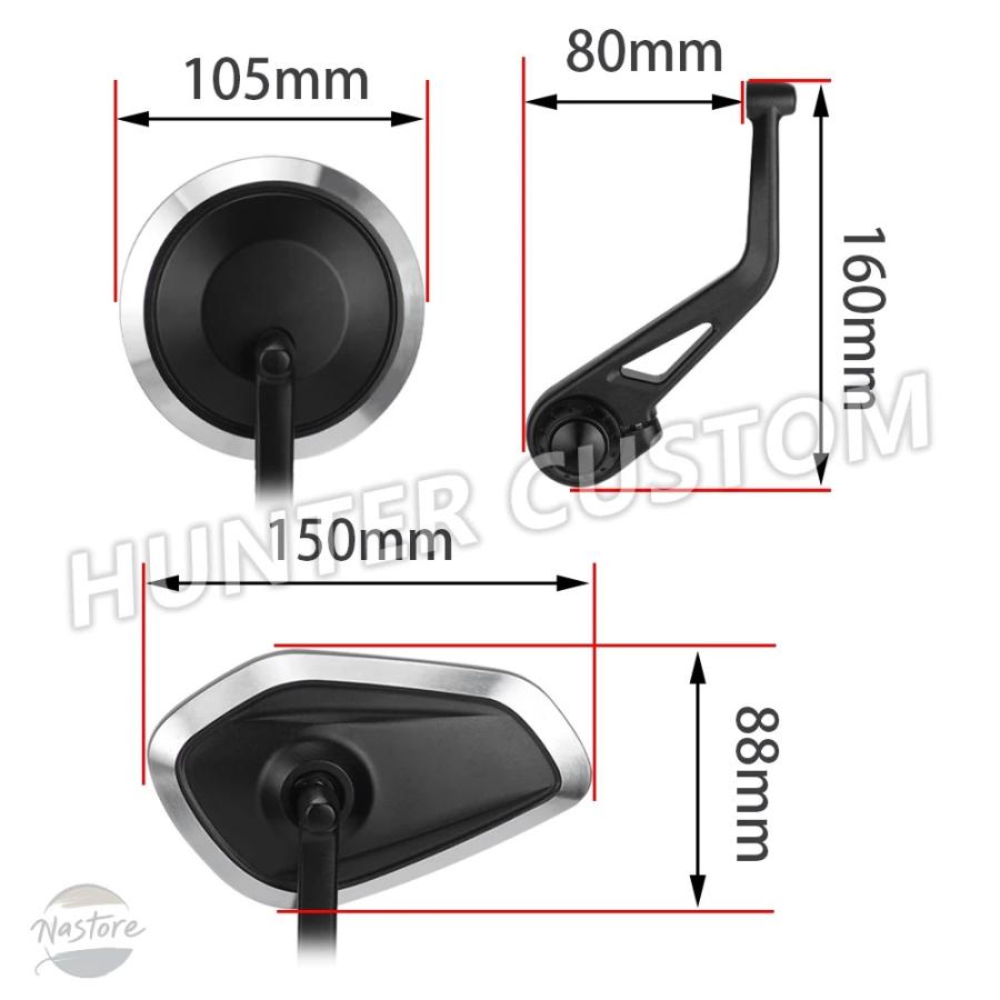 並行輸入品 T120 トライアンフ バイク ミラー バーエンド ボンネビル