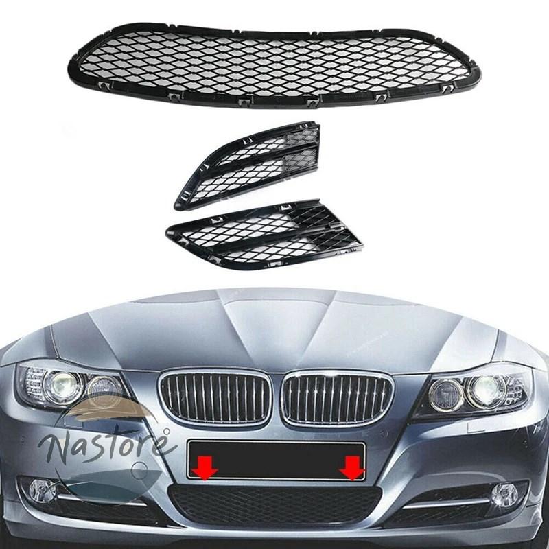 並行輸入品 BMW フロント 部品 カスタムパーツ アクセサリー セット3グリルグリル 3シリーズe90 e91 325i 328i 335iの画像