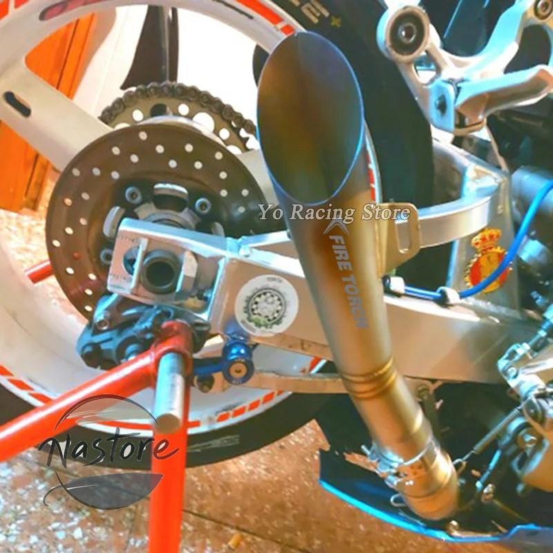 並行輸入品 r6 バイク マフラー エキゾースト カスタム 汎 二輪 パイプ レーシングgp atv モトクロス yzf r25 en mt03 nc700 z750 カスタムパーツ 部品_5