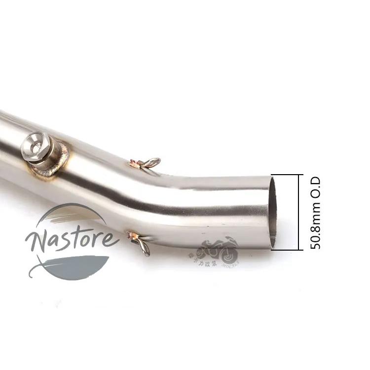 並行輸入品 mt07 バイク リップ マフラー フロント パイプ
