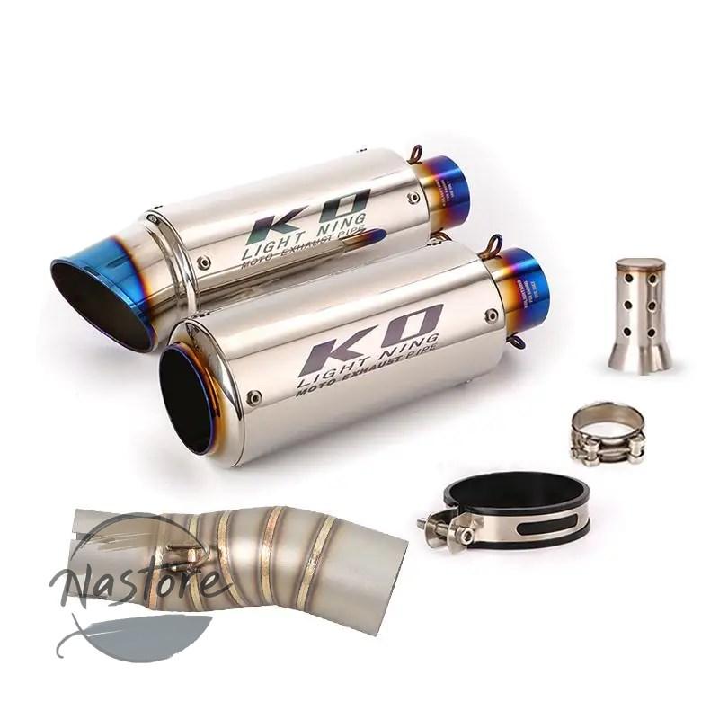 並行輸入品 バイク エキゾースト 二輪 パイプ cfmotoras ステンレス 滑り止め dbキラー エスケープリンク 51mm 2022?2024 カスタムパーツ 部品 アクセサリー