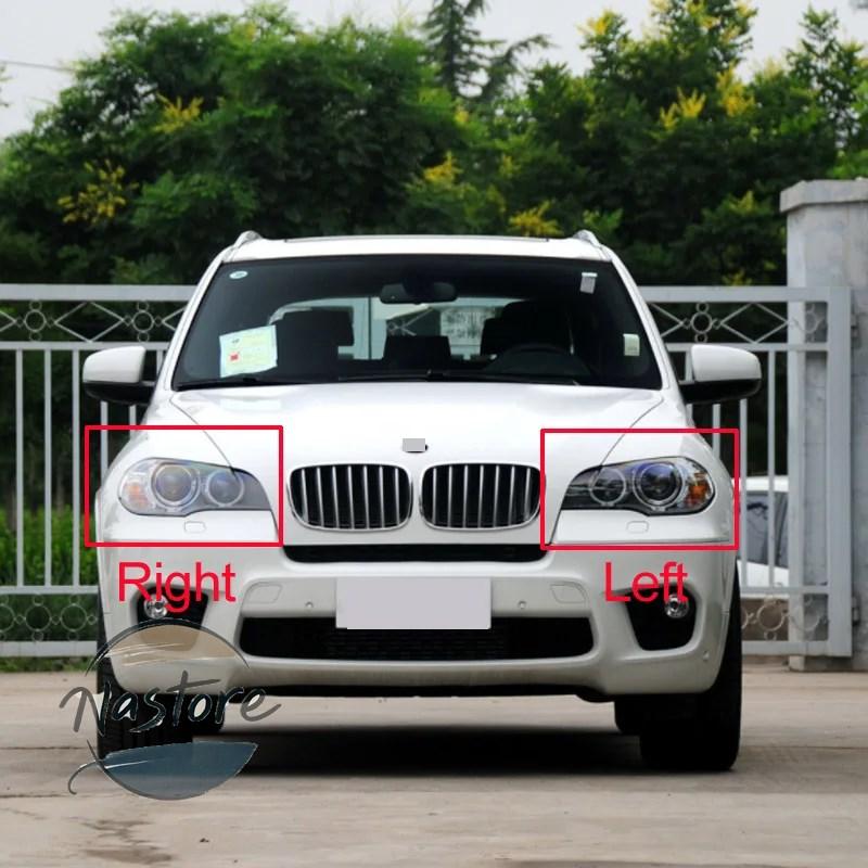 並行輸入品 BMW カバー フロント リア ヘッド ヘッドライト ライト ガラスランプクランプシェードランプシェルe70 x5 e70 2007 2013 部品 カスタムパーツの画像