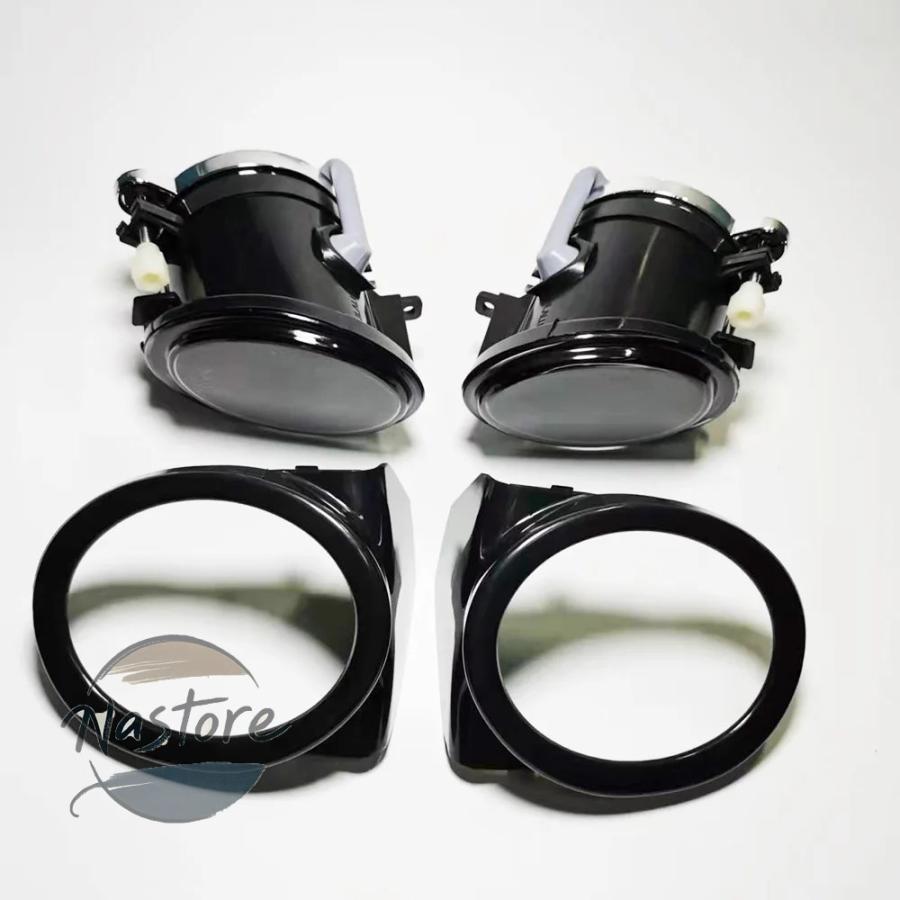 並行輸入品 BMW バイク フロント 部品 カスタムパーツ アクセサリー 二輪 フォグランプ e46 m3 01 06 m techバンパー 電球 スモークレンズの画像