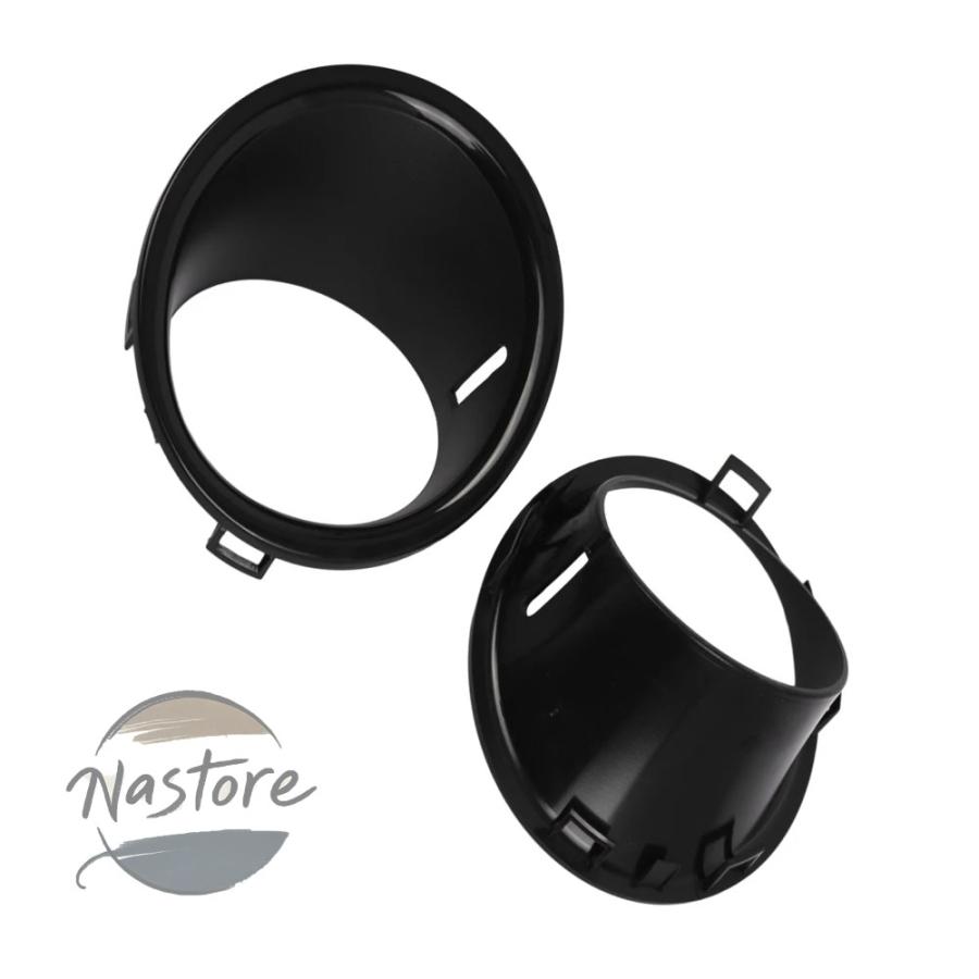 並行輸入品 r55 ミニ mini カバー フロント ライトリング フォグライト クーパー r56 r57 2007-2011 51112753661 51112753662 1ペア カスタムパーツ 部品の画像