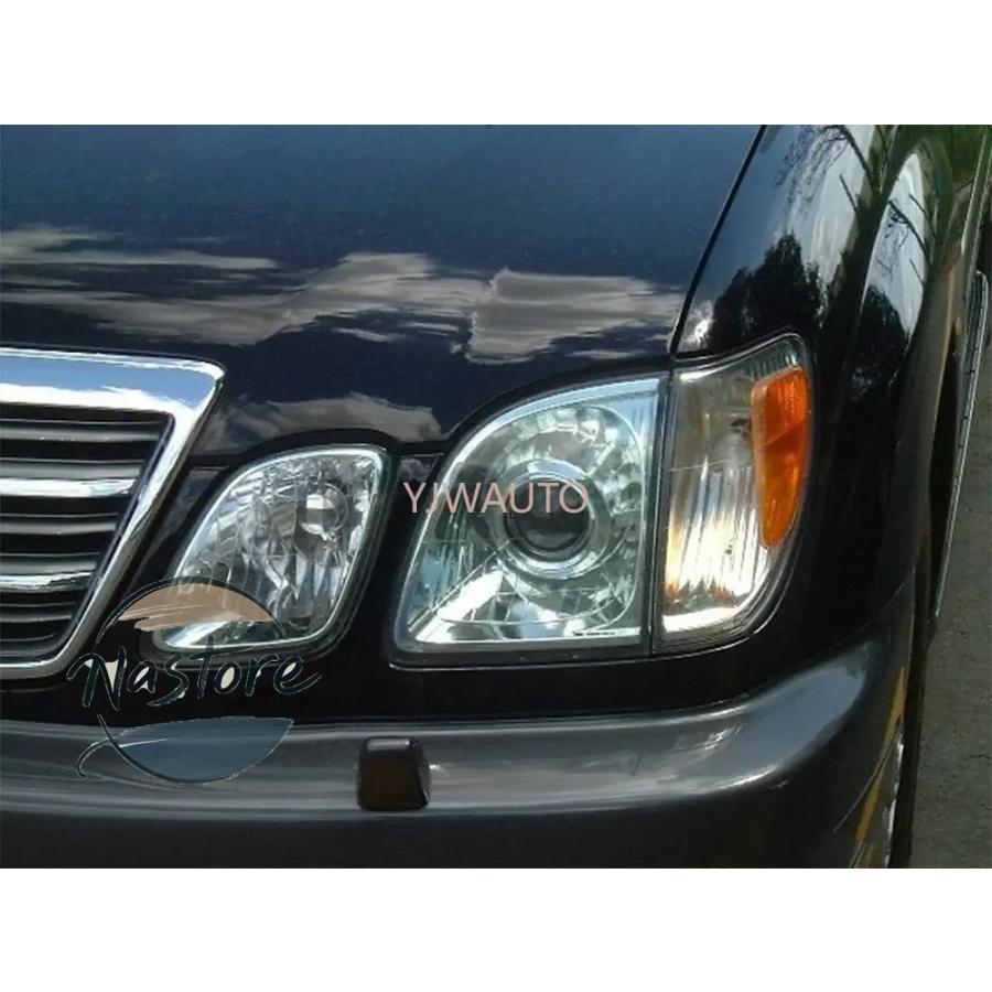 並行輸入品 lx470 lexus カバー ヘッドライト ヘッド ライト プロテクター ハウジング 1998-2001-2004-2007 カスタムパーツ 部品 アクセサリーの画像