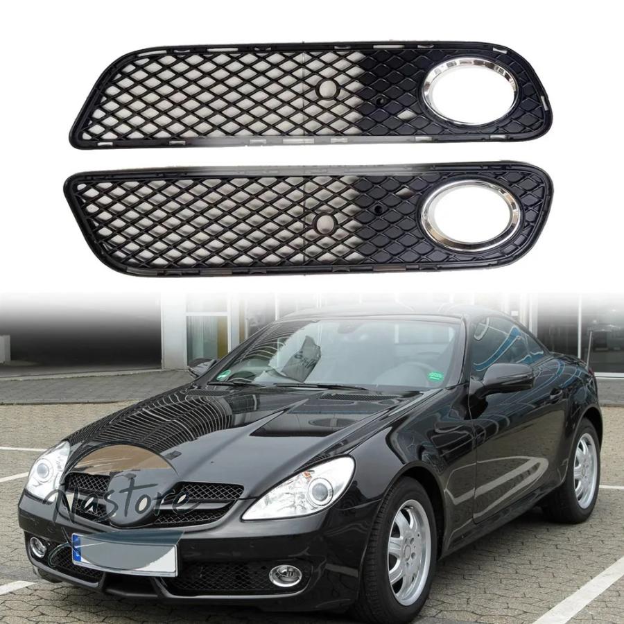 並行輸入品 w171 ベンツ カバー グリル フロント 左側バンパー フォグライト リング slk r171 09 11 1718800524 カスタムパーツ 部品 アクセサリー_1