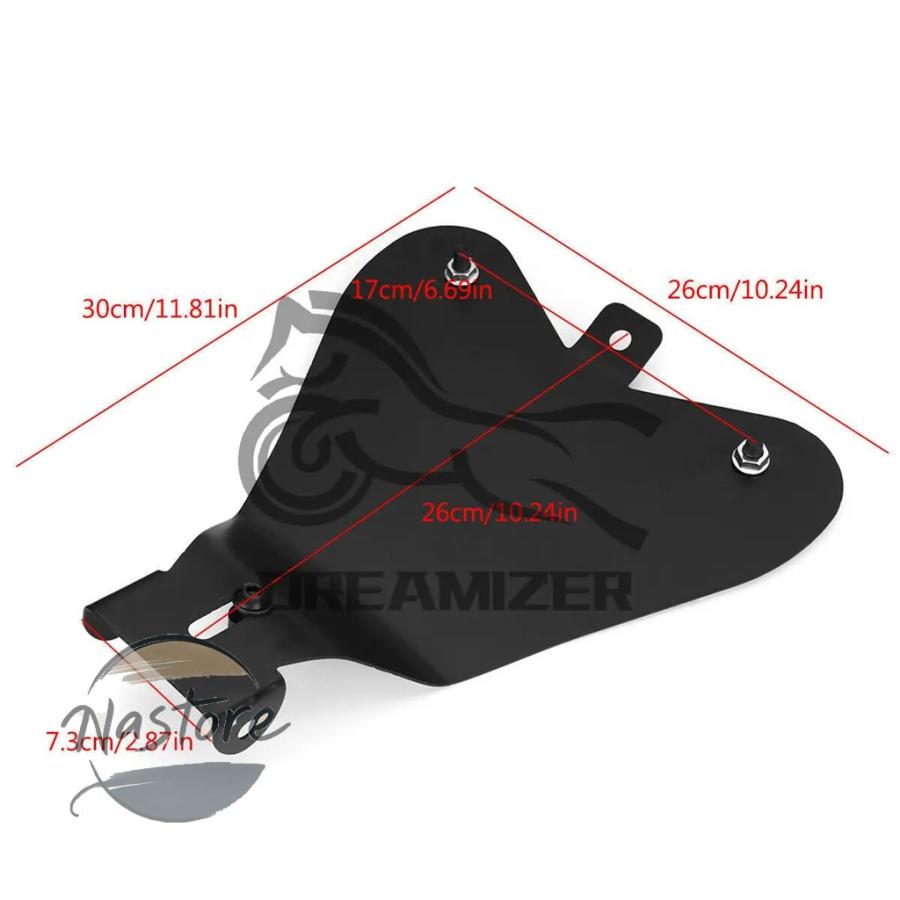並行輸入品 xl883 バイク ハーレー スポーツスター 1200 883 二輪 ボターソロシートベースサドルブラケットブラックドライバーシート カスタムパーツ 部品_3