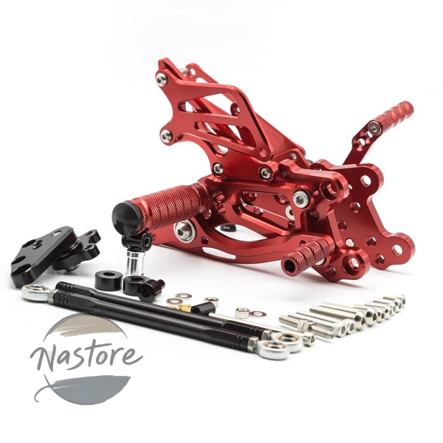並行輸入品 ホンダ honda バイク リア 部品 カスタムパーツ アクセサリー cnc セット フットペグペダル フットレストcbr600rr c_4