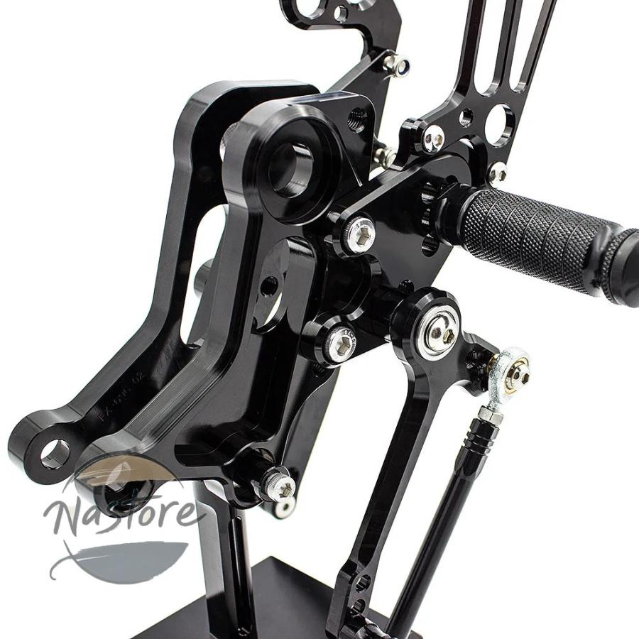 並行輸入品 バイク リア 部品 カスタムパーツ アクセサリー ドゥカティ 696 monster 796 1100 1100s evo cnc gpシフトレバー フットレストセット_2